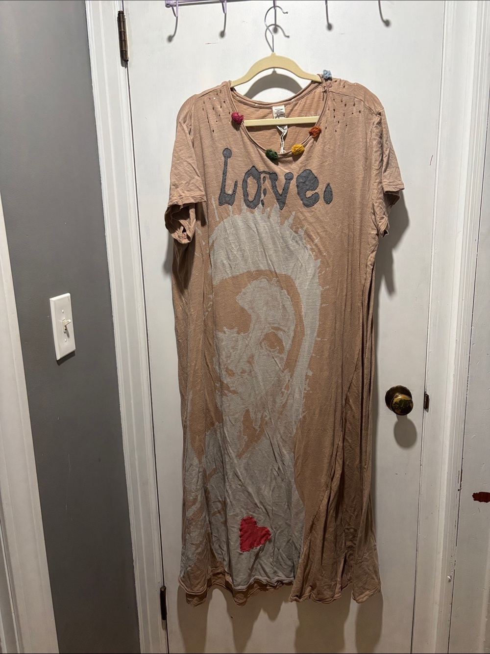 MAGNOLIA PEARL massabielle love ozzy t shirt dress